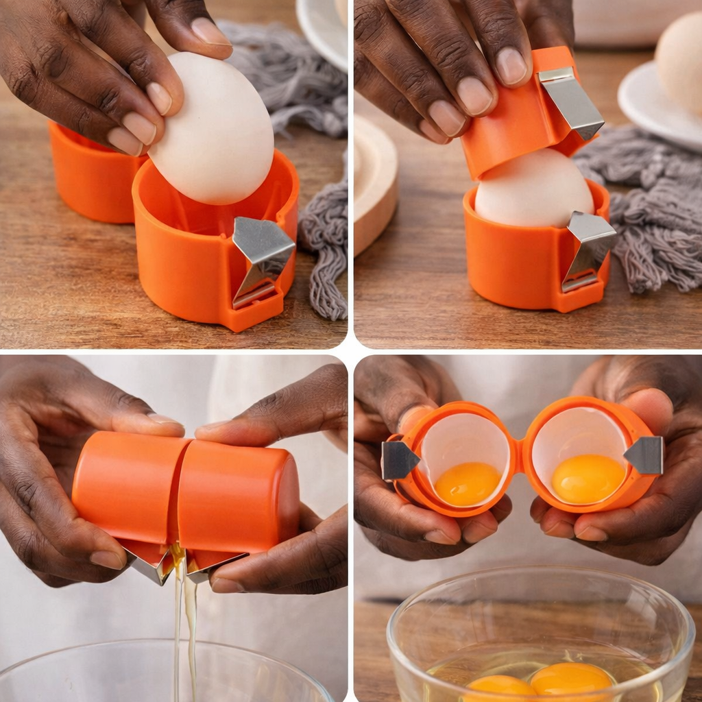 Séparateur d'Œufs Innovant 2-en-1
